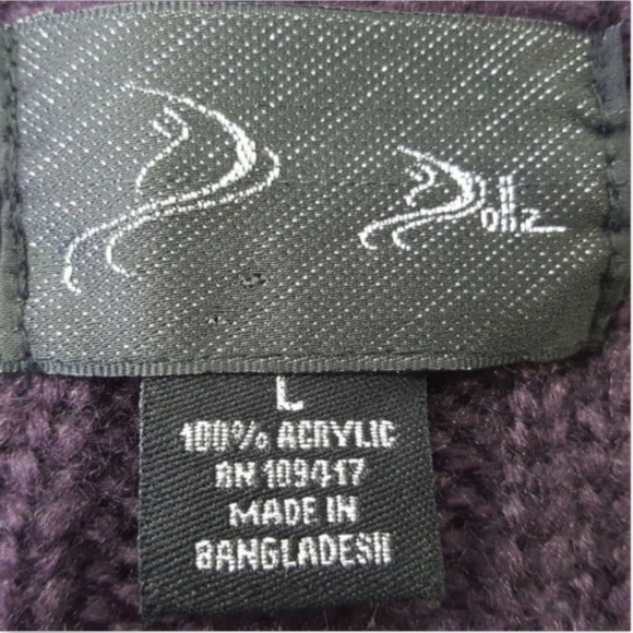 Dollz Sleeveless Open Front Sweater Size Large - Picture 5 of 5